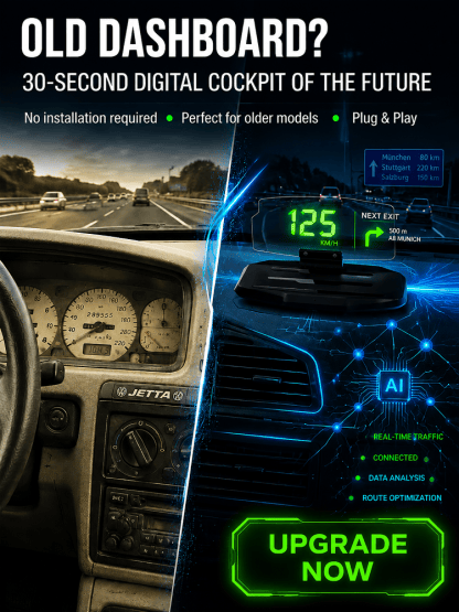 🚗Smart In-Car HUD Co-Pilot: Clear Directions,Works on Sedans, SUVs,Pickups, RVs, and More - image 12