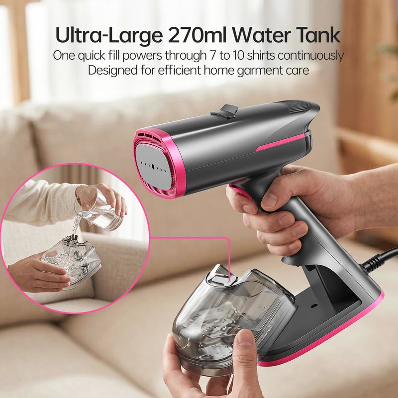 Vacuum Garment Steamer, Suction Steamer &Iron 2 In 1 - image 4