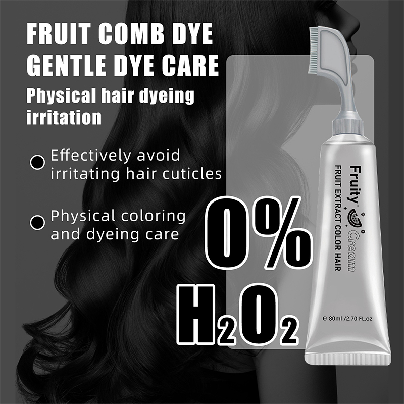 Natural Plants Fruit Gentle Staining Hair Dye Cream（comb Included） - image 10