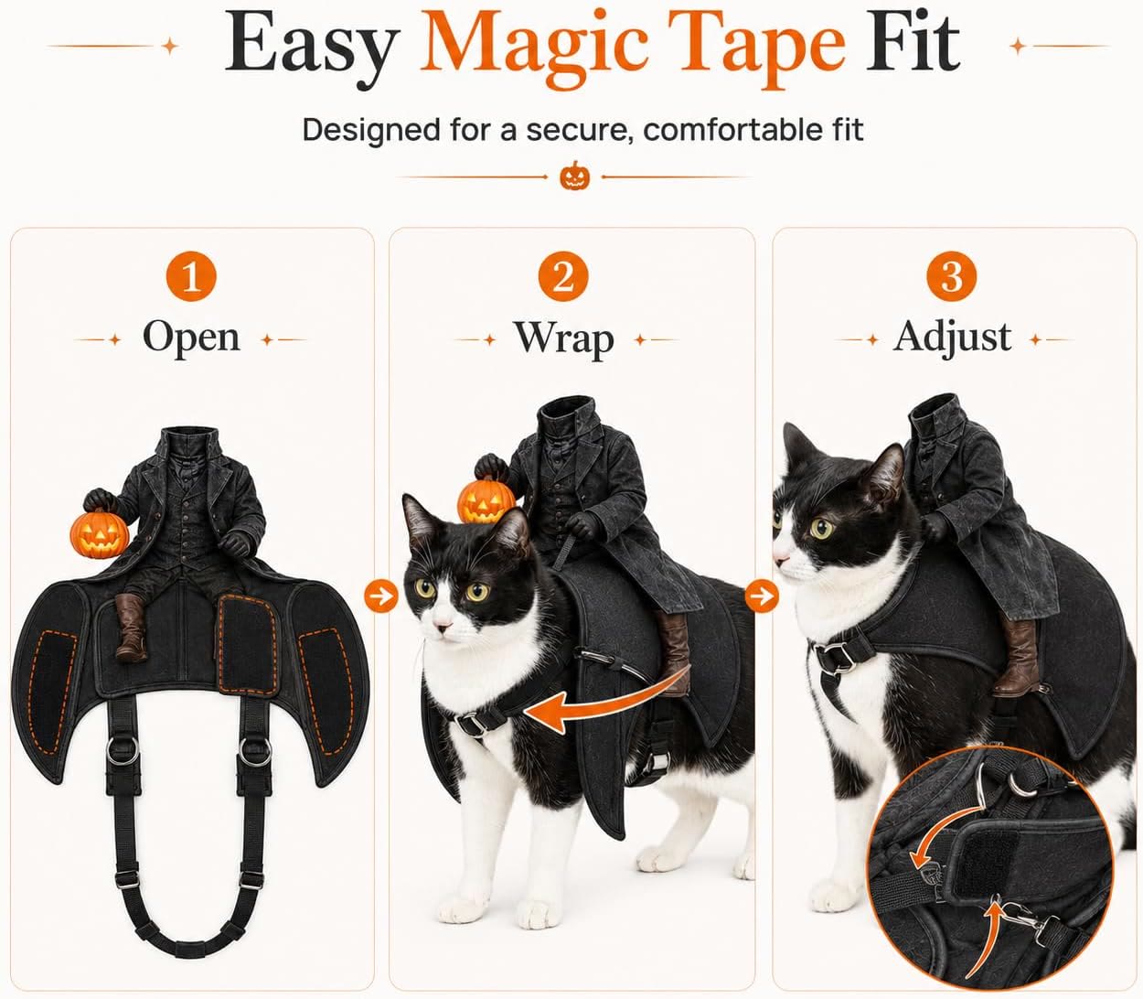 The Headless Horseman Rider Pet Costume - image 6