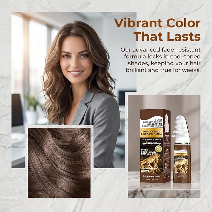 Integrated Convenient Hair Dyeing Kit For Home Use. Gel-based Hair Dye. Long-lasting Color Effect - image 5
