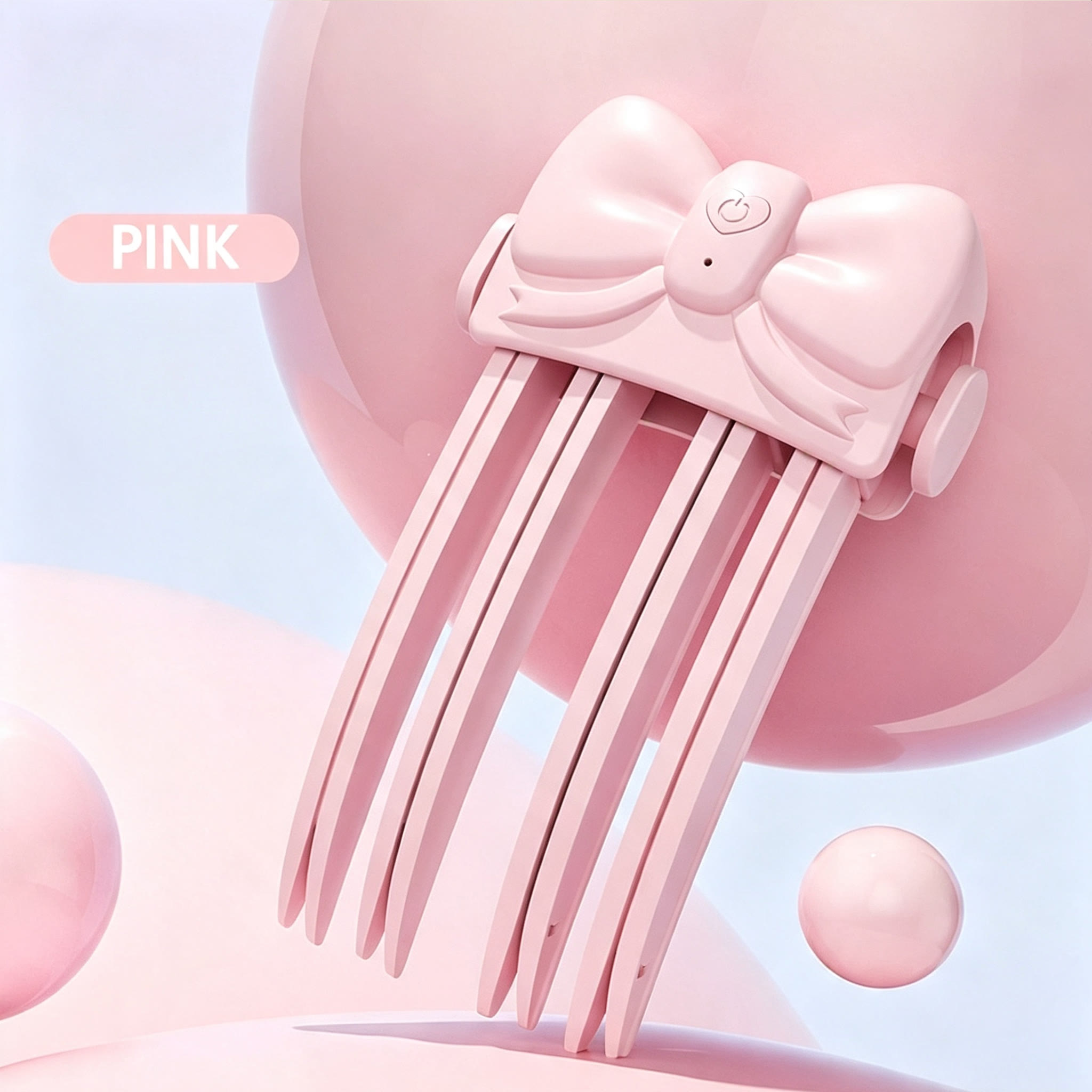  Wireless Heated Root Styler for Instant Hair Volume - PINK - 3PCS - image 11
