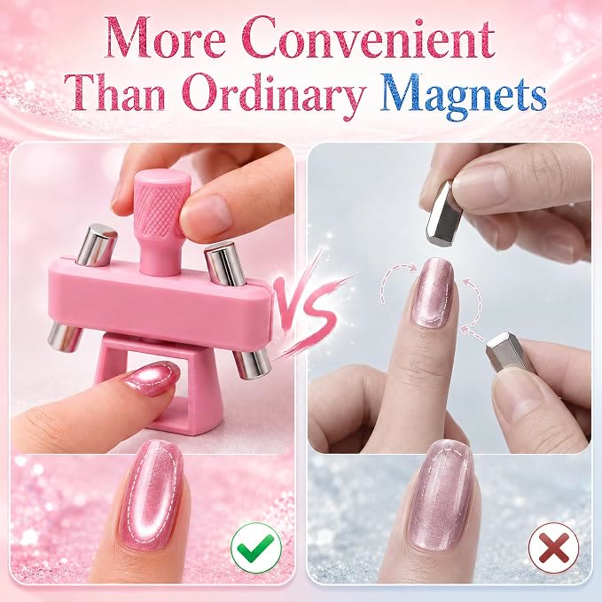 Automatic Cat Eye Magnet 360° Rotating Magnetic Nail Art Tool - image 5