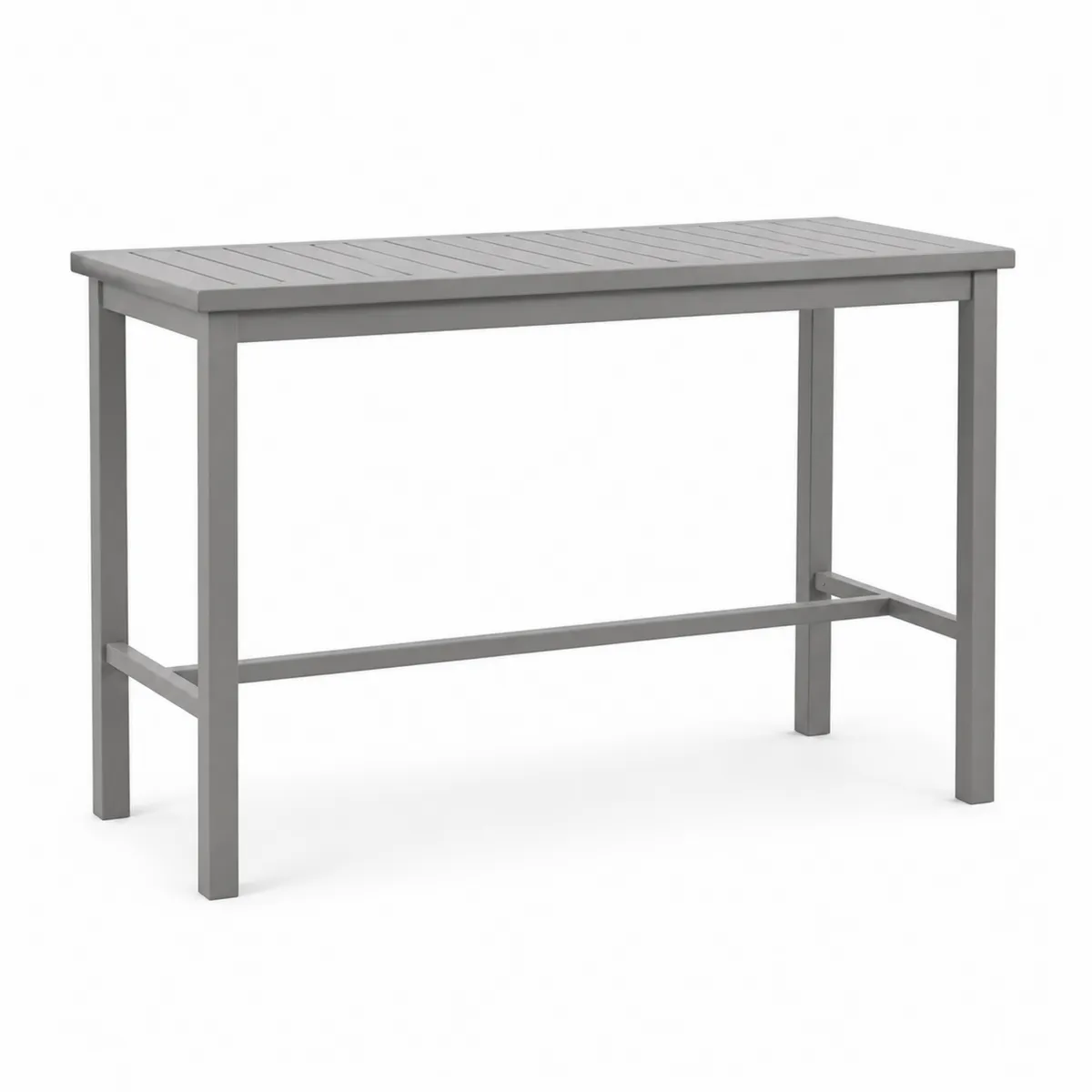 Tavolo Rettangolare in Alluminio Grigio