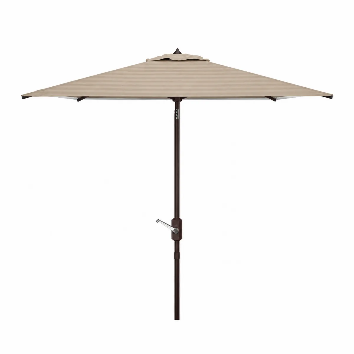 Ombrellone da Giardino in Poliestere Beige Diametro 3m