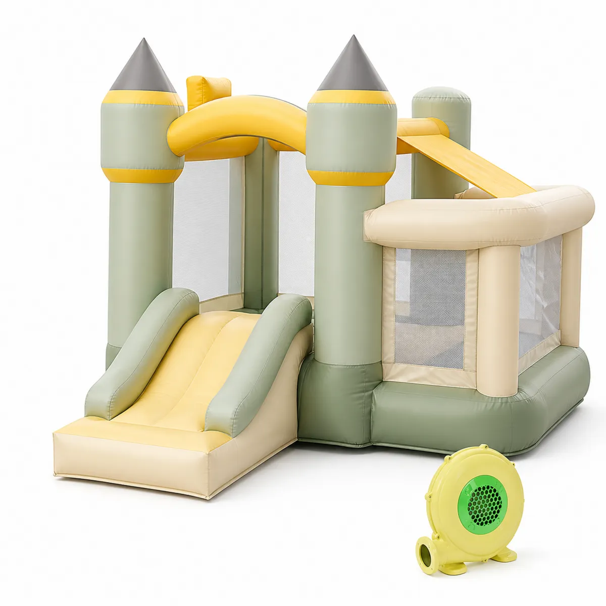 Castello Gonfiabile per Bambini in PVC con Scivolo