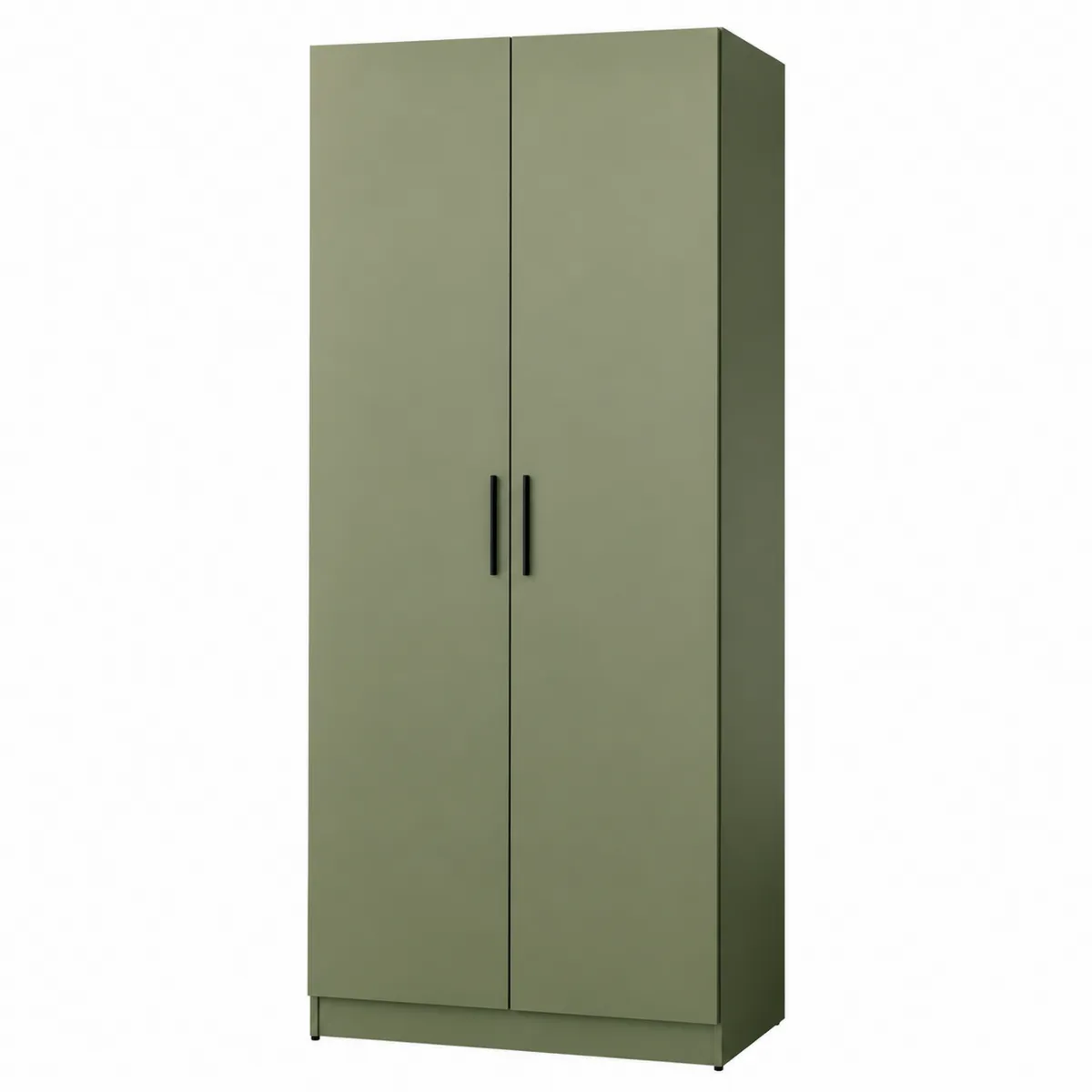 Armadio guardaroba a due ante in MDF Verde 180x80x50 cm