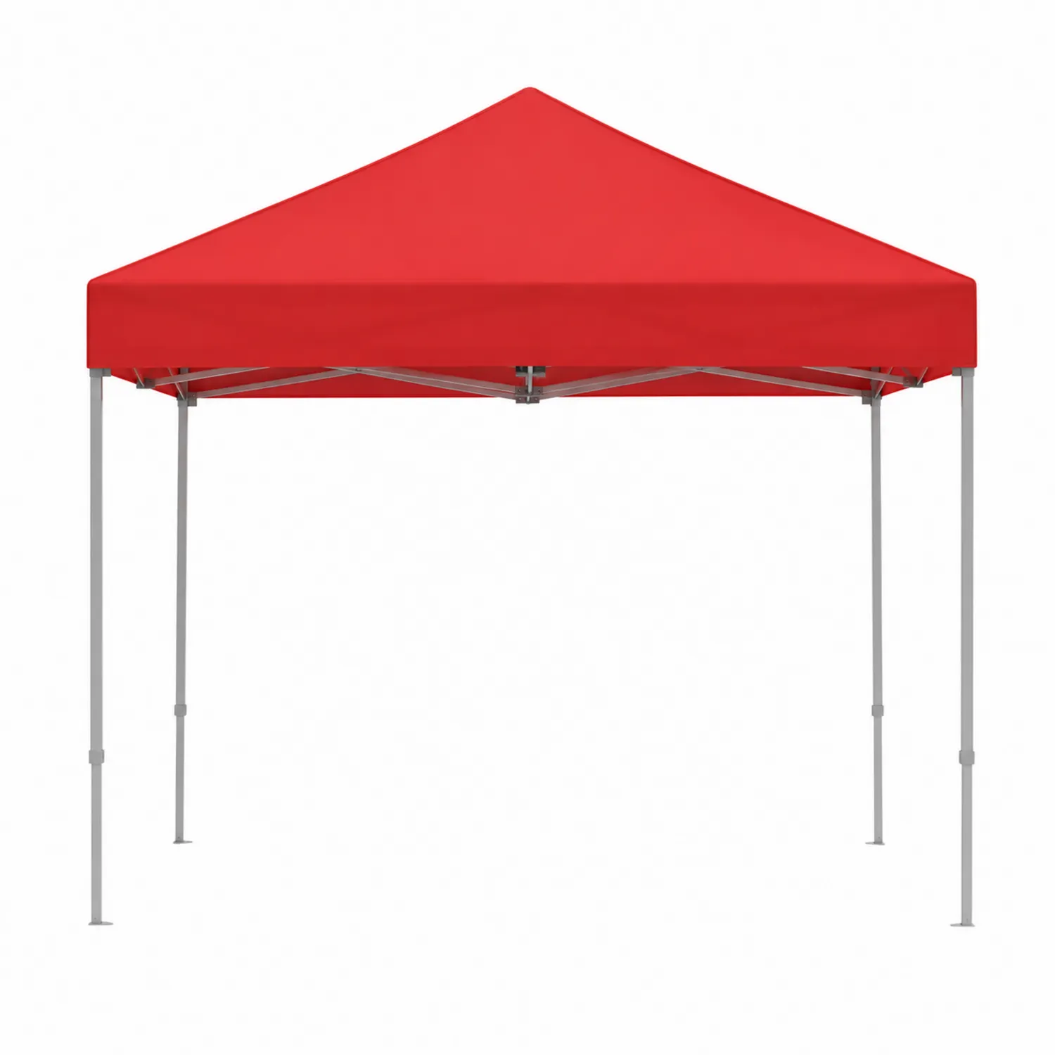 Gazebo Pieghevole in Alluminio 3x3m Rosso
