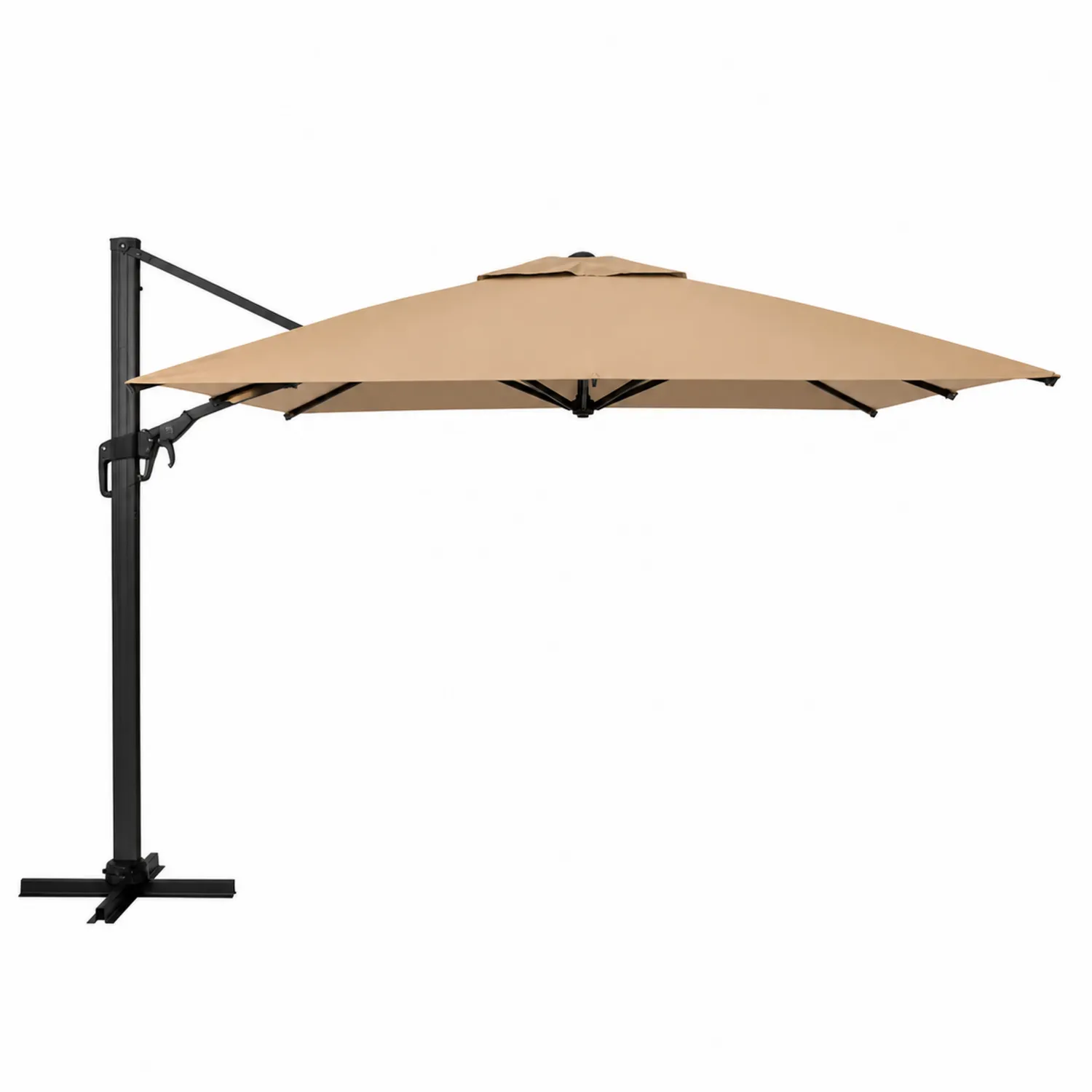 Ombrellone da Giardino in Alluminio 300 cm Beige
