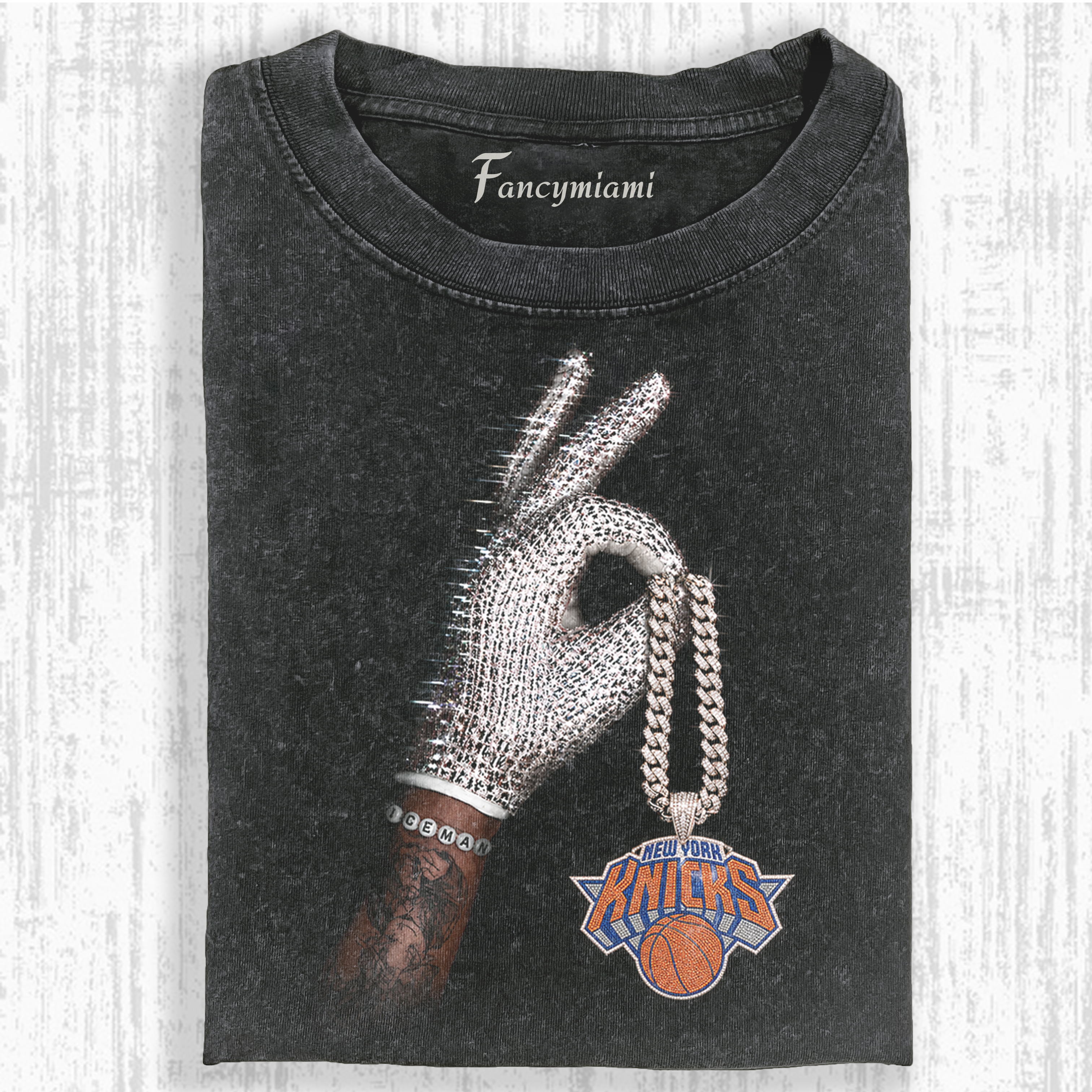 New York Knicks 2026– Vintage Washed Graphic T-Shirt