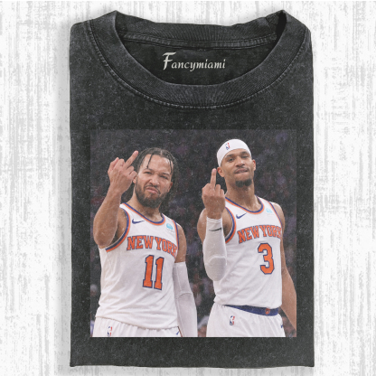 JALEN BRUNSON & Joshua Aaron Hart – Vintage Washed Graphic T-Shirt