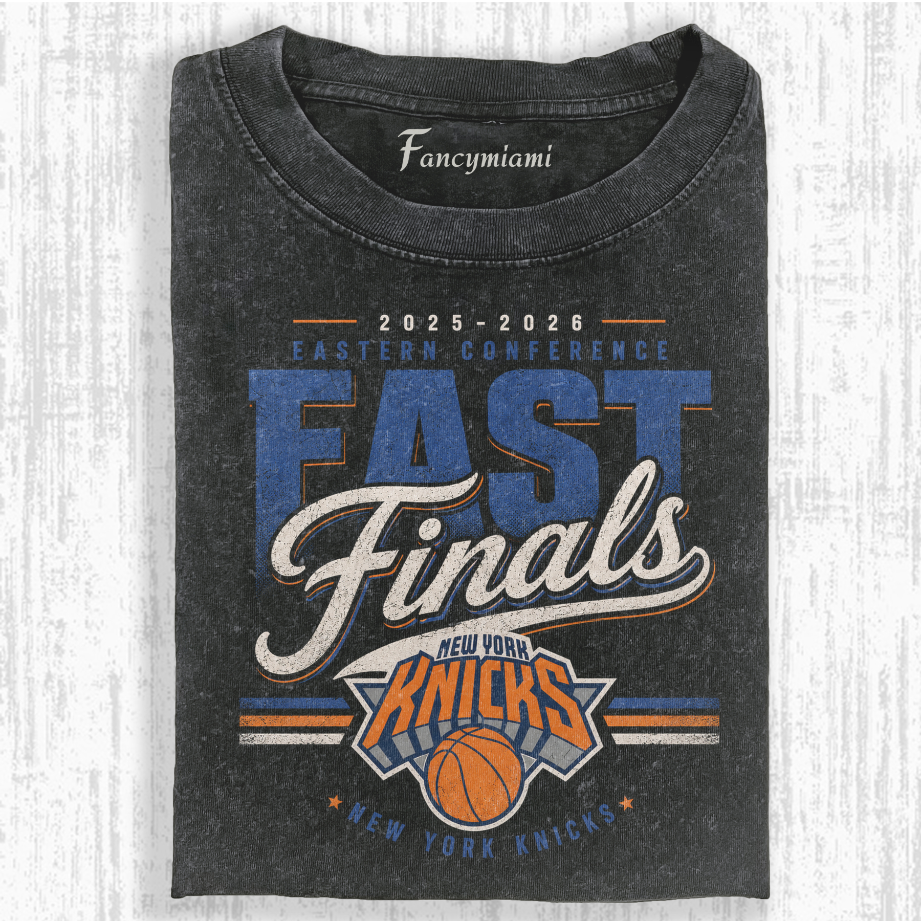 new york knicks final– Vintage Washed Graphic T-Shirt