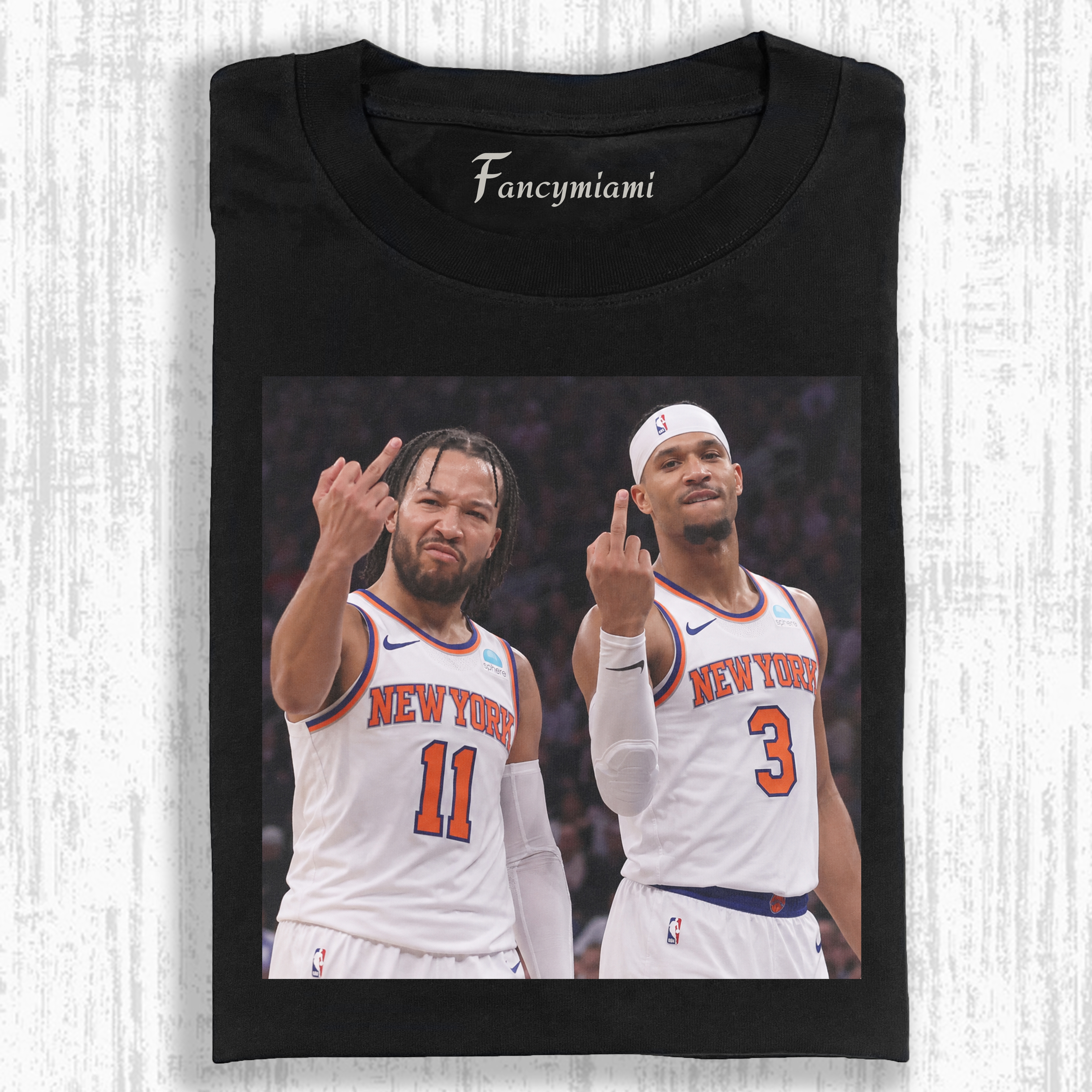 JALEN BRUNSON & Joshua Aaron Hart – Vintage Washed Graphic T-Shirt