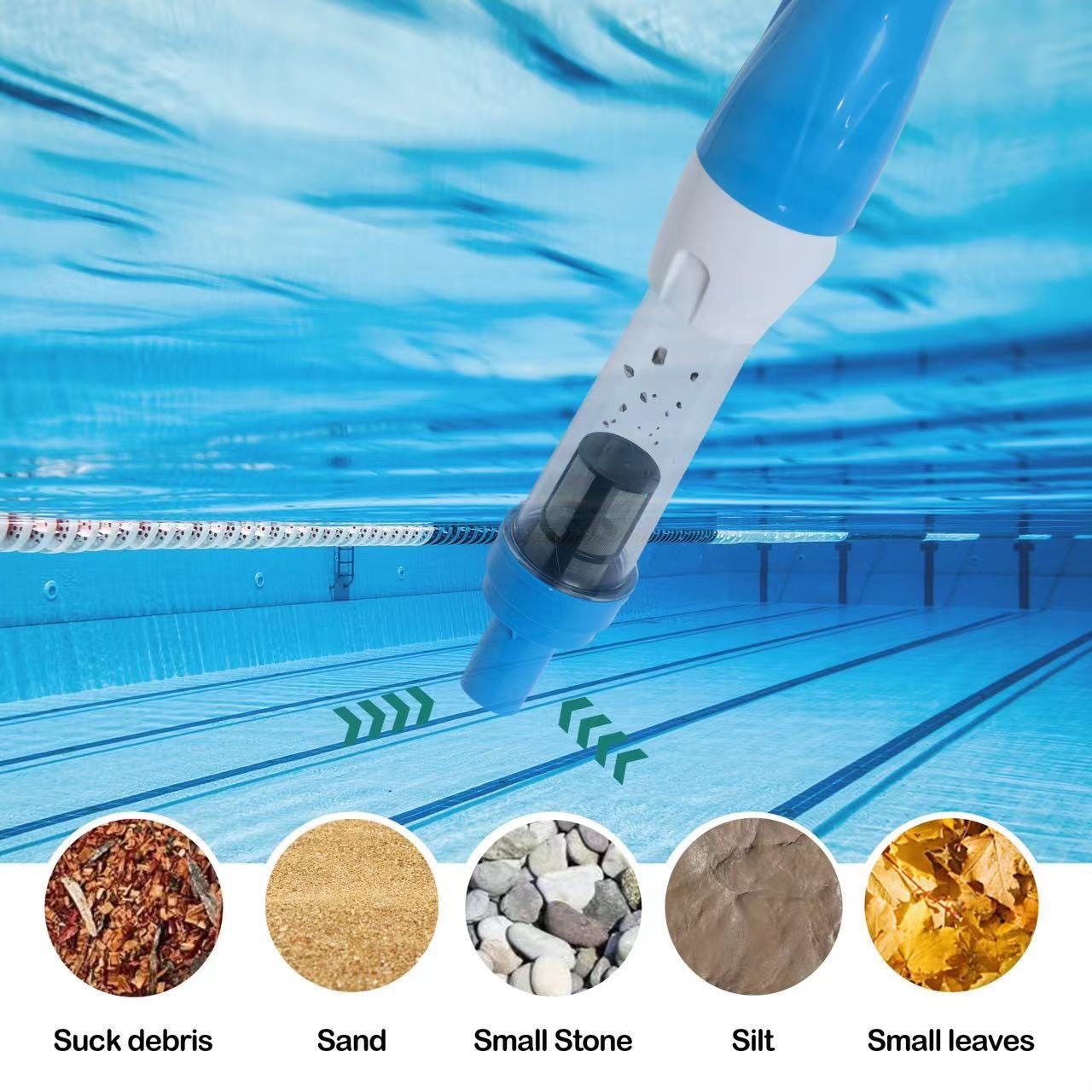 PoolNexa-PN30丨3 in 1 Cordless Rechargeable Pool Vacuum Cleaner