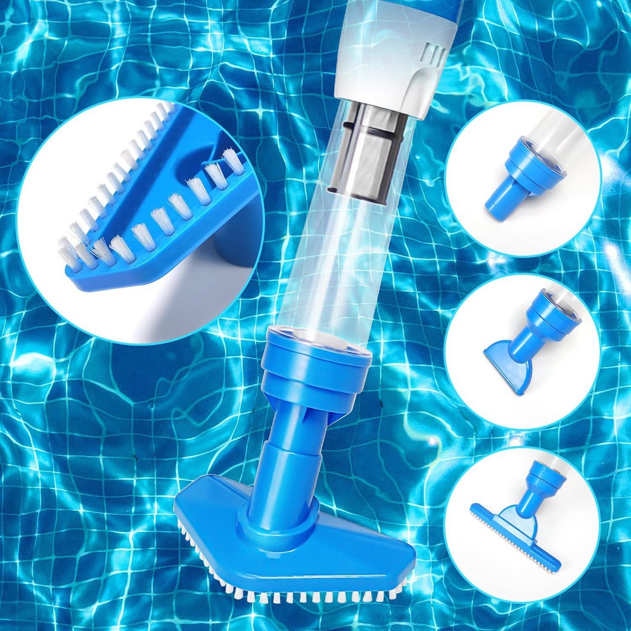 PoolNexa-PN30丨3 in 1 Cordless Rechargeable Pool Vacuum Cleaner