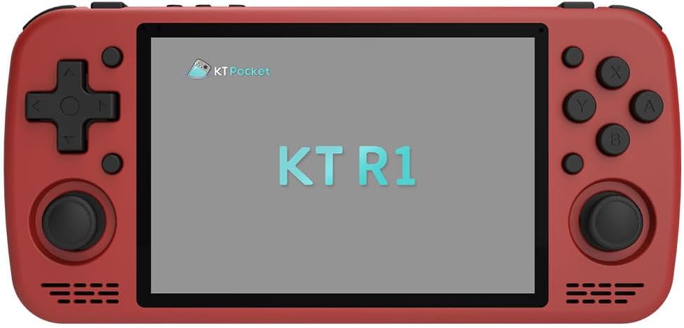 Consola Portátil Retro KTR1 G99 Android 6GB 128GB - Pantalla IPS HD de 4.5 Pulgadas - WiFi Bluetooth - Batería de 7000mAh - Consola de Videojuegos Retro Morada-Soviaialoft