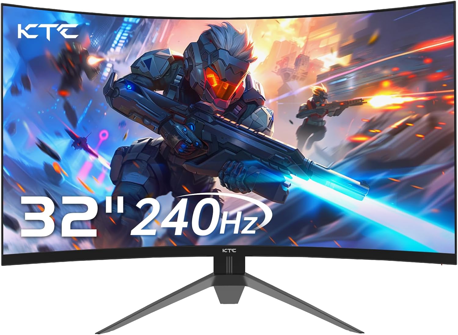 Monitor gaming curvo KTC H32S17F 32 pulgadas - FHD 1920 x 1080 - 240Hz 1ms HVA 1500R con FreeSync G Sync-Soviaialoft