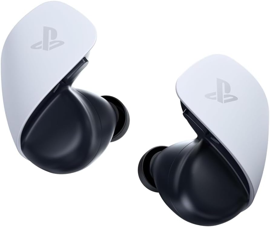 Auriculares Gaming Inalámbricos Sony Pulse Explore - Bluetooth - Intraaurales - Batería Recargable - Compatibles con Juegos Consola PC y Multimedia - Negro y Blanco-Soviaialoft