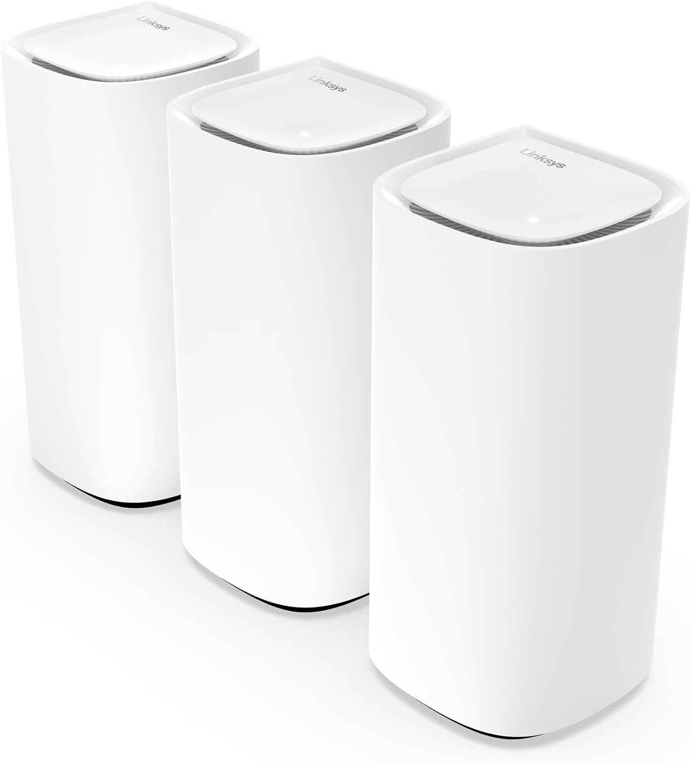 Linksys Velop Pro WiFi 6E Mesh Tribanda MX6203-KE Pack de 3 - Sistema WiFi Mesh con Banda de 6 GHz - Cobertura para Toda la Casa hasta 825 m² y hasta 600 Dispositivos-Soviaialoft