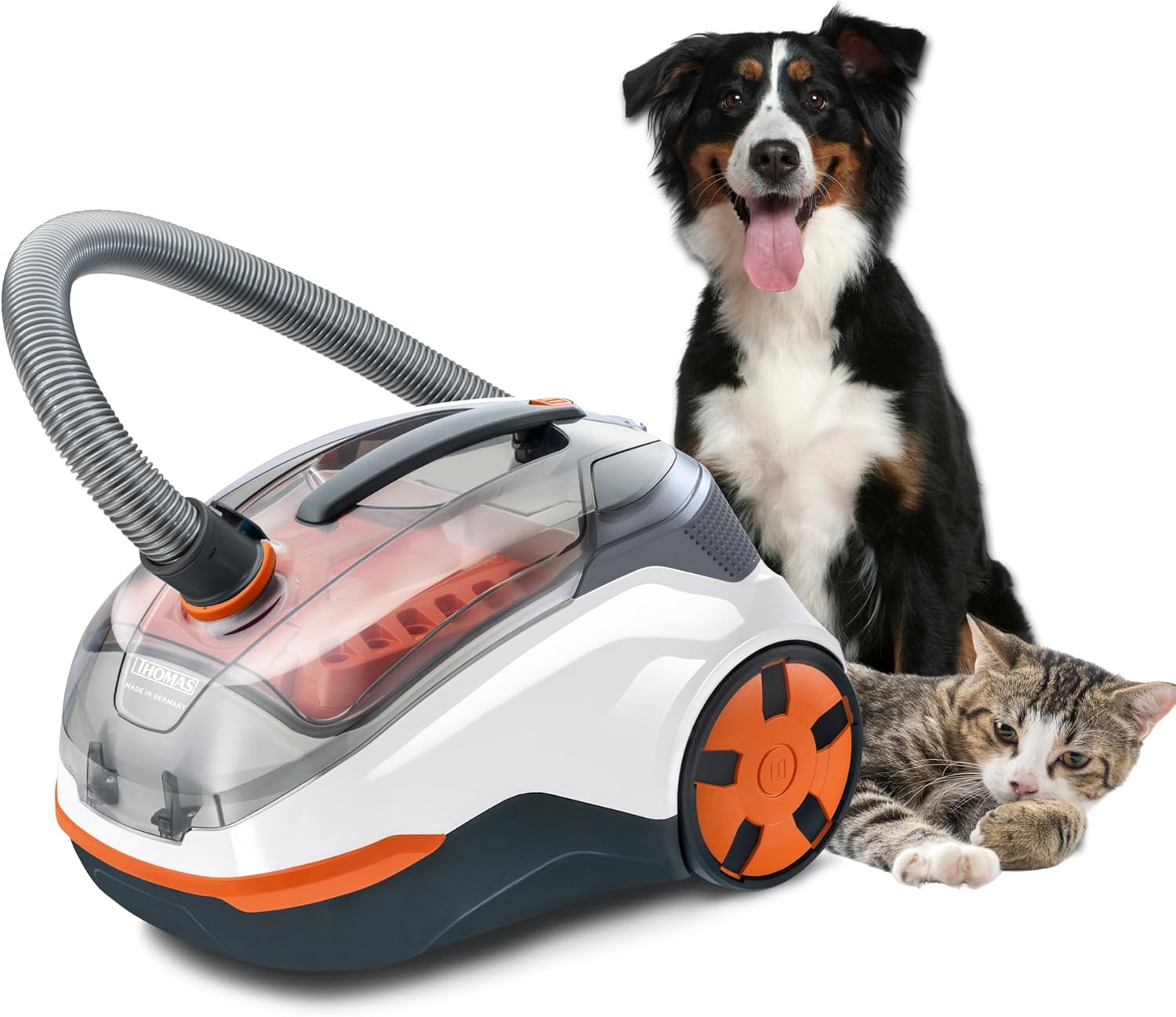Aspiradora Thomas Cycloon Hybrid Family Pets - 1700W - ciclónica con filtración de agua para mascotas-Soviaialoft