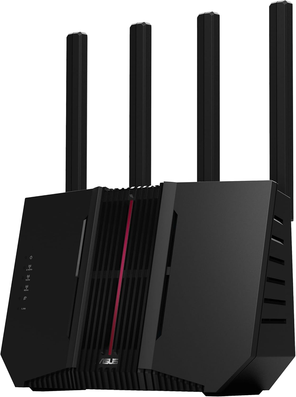 Router ASUS RT BE92U - WiFi 7 tribanda BE9700 con MLO AiMesh seguridad de red y funciones VPN-Soviaialoft