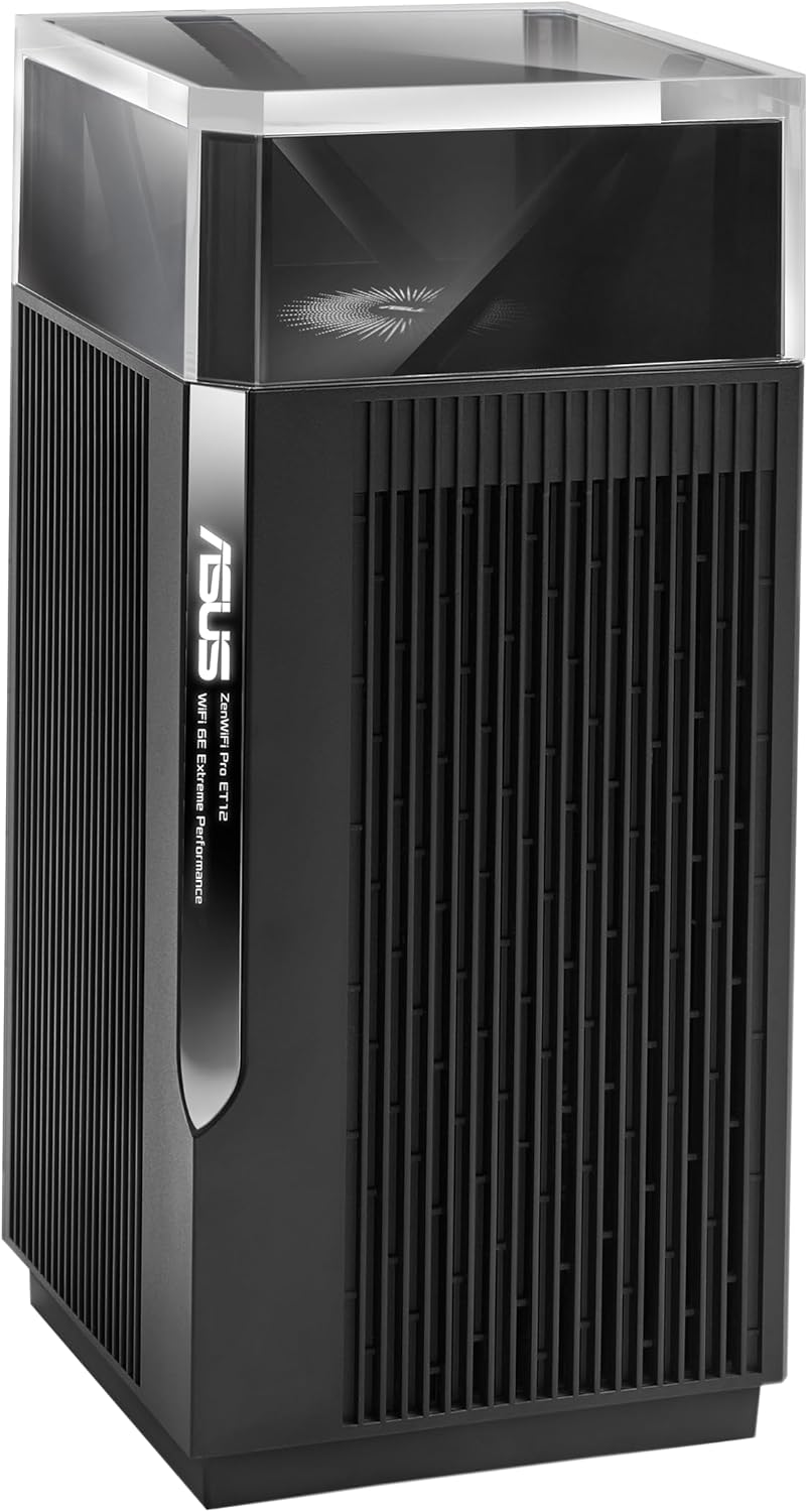 Sistema ASUS ZenWiFi Pro ET12 1 Pack - WiFi 6E tribanda AXE11000 - cobertura 3000 pies cuadrados y puertos 2.5G-Soviaialoft