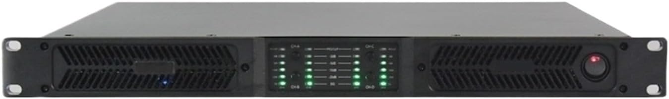 Amplificador profesional D4 1300 Clase D - equipo de sonido para altavoces - color One Color-Soviaialoft