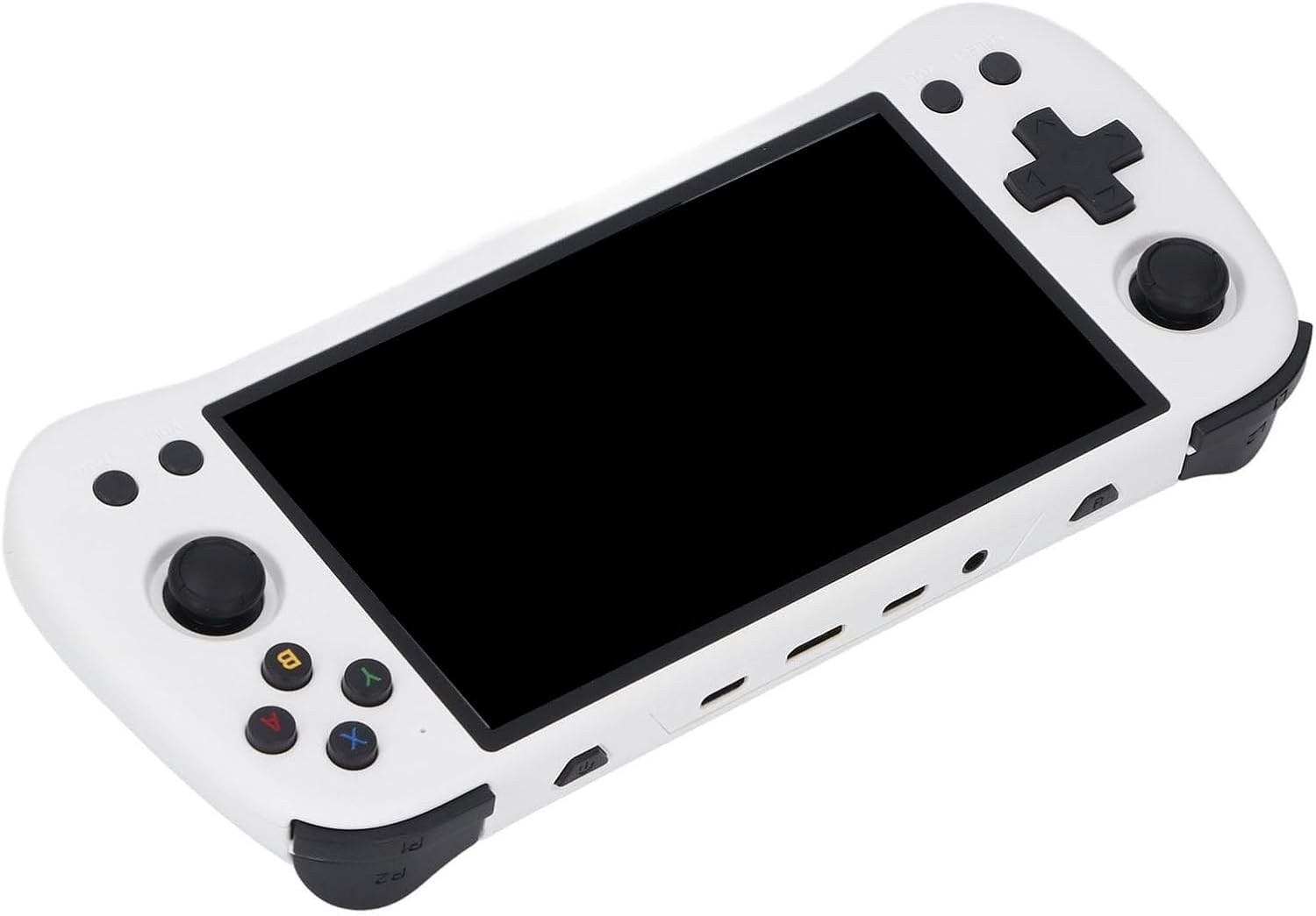 Consola Portátil Retro X55 16GB 64GB - Pantalla IPS de 5.5 Pulgadas - Compatible con Más de 30 Emuladores - Consola de Videojuegos Arcade Blanca con Batería Integrada-Soviaialoft