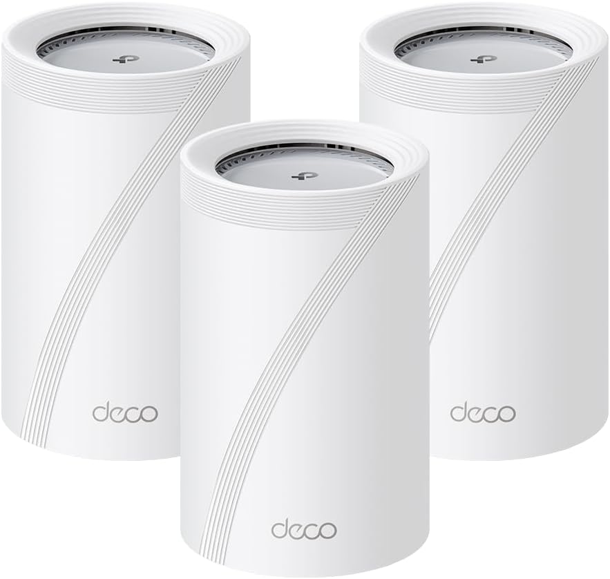 Sistema Mesh TP-Link Deco BE65 Pro 3 Pack - WiFi 7 BE9300 tribanda 320 MHz con MLO HomeShield-Soviaialoft