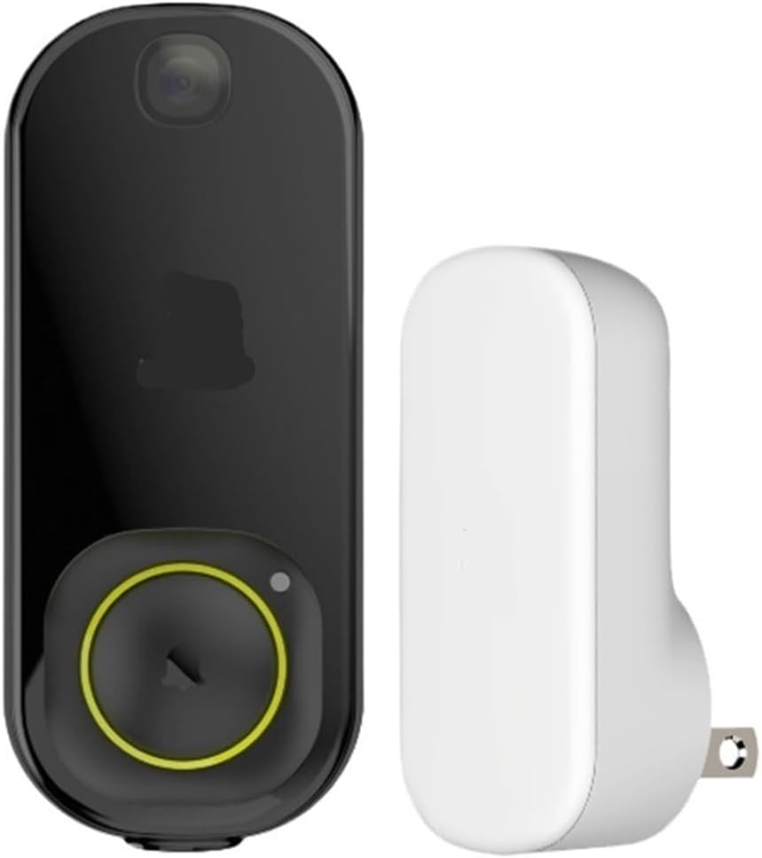 Timbre con vídeo OPTEPYOE - sonido interior - envío y recepción de fotos con batería Doorbell With Chime-Soviaialoft
