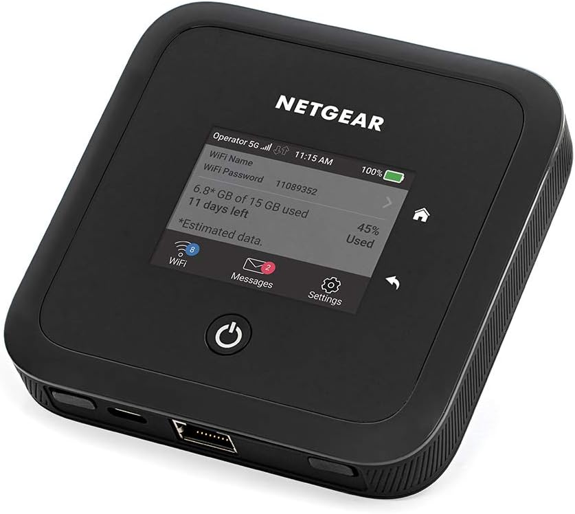 NETGEAR Nighthawk MR5200 Router 5G WiFi 6 AX1800 con Ranura SIM - Módem Router de Alta Velocidad para Hogar y Oficina-Soviaialoft