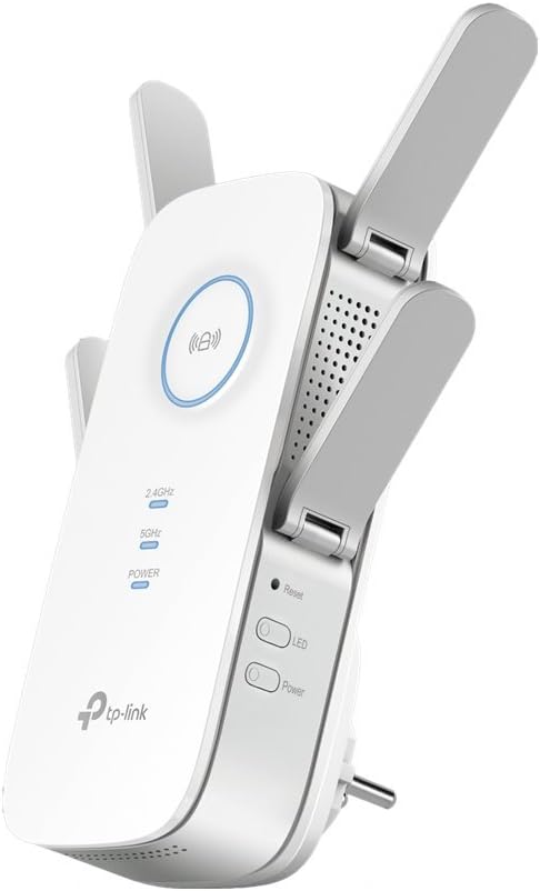 Extensor WiFi TP-Link AC1900 RE500 - doble banda - puerto Gigabit Ethernet y MU MIMO 3 x 3-Soviaialoft