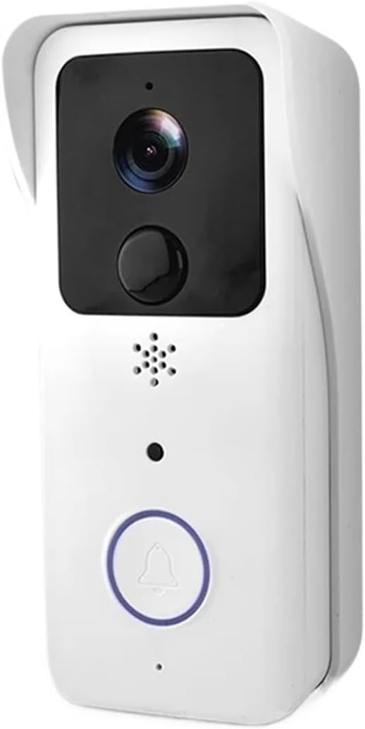 Timbre con vídeo OPTEPYOE - 1080P - intercomunicador exterior con alimentación CACC White Option 1-Soviaialoft