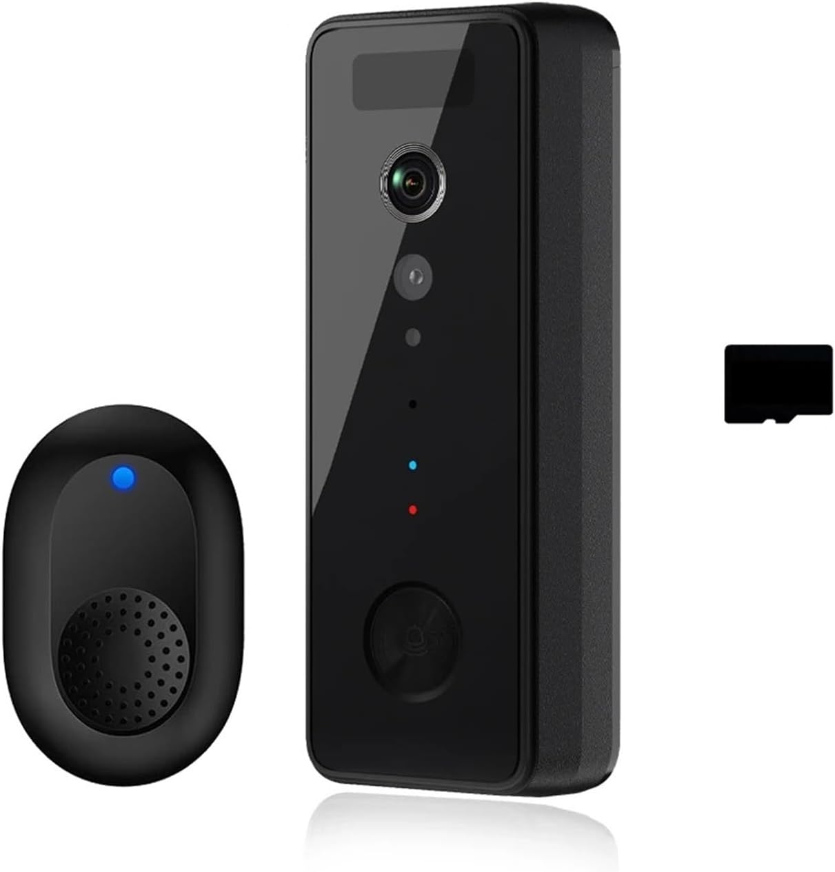 Timbre con Vídeo Full HD 1080P - Detección de Movimiento Inteligente - Videoportero de Seguridad para Viviendas y Apartamentos-Soviaialoft