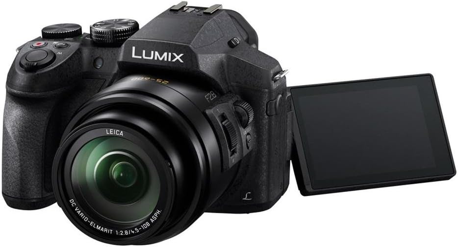 Panasonic Lumix DMC FZ300 - Cámara Bridge 12,1 MP - Zoom Óptico 24x - Objetivo 25-600 mm F2.8 - Vídeo 4K y Estabilización Óptica-Soviaialoft