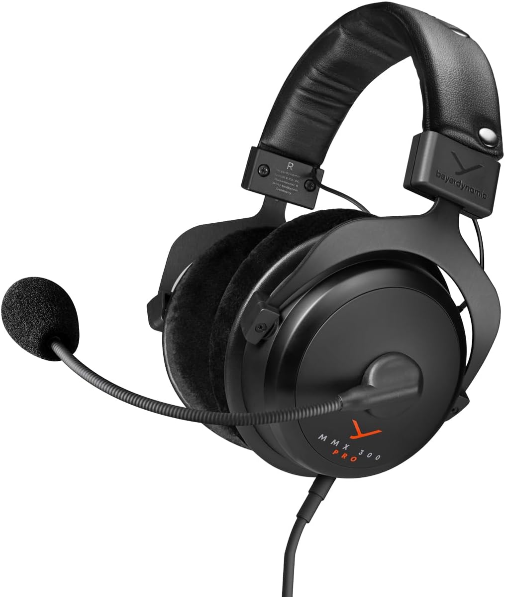 Auriculares gaming beyerdynamic MMX 300 Pro - cableados - controlador Stellar.45 micrófono condensador negro-Soviaialoft