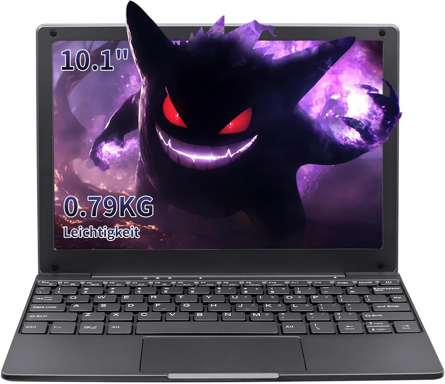 Mini Portátil Ultraligero 10.1 Pulgadas - Intel Celeron N4020 - 8GB DDR4 - 256GB SSD - Webcam Integrada - USB 3.0 - Ordenador Compacto para Estudiantes Niños y Uso Diario - Gris-Soviaialoft