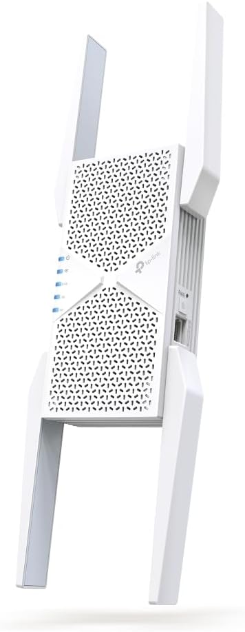 TP-Link RE655BE Repetidor WiFi 7 Tribanda BE9300 - Extensor de Red de Alta Velocidad hasta 9334 Mbps - Puerto LAN 2.5 Gigabit - EasyMesh - 4 Antenas Externas de Alto Rendimiento-Soviaialoft
