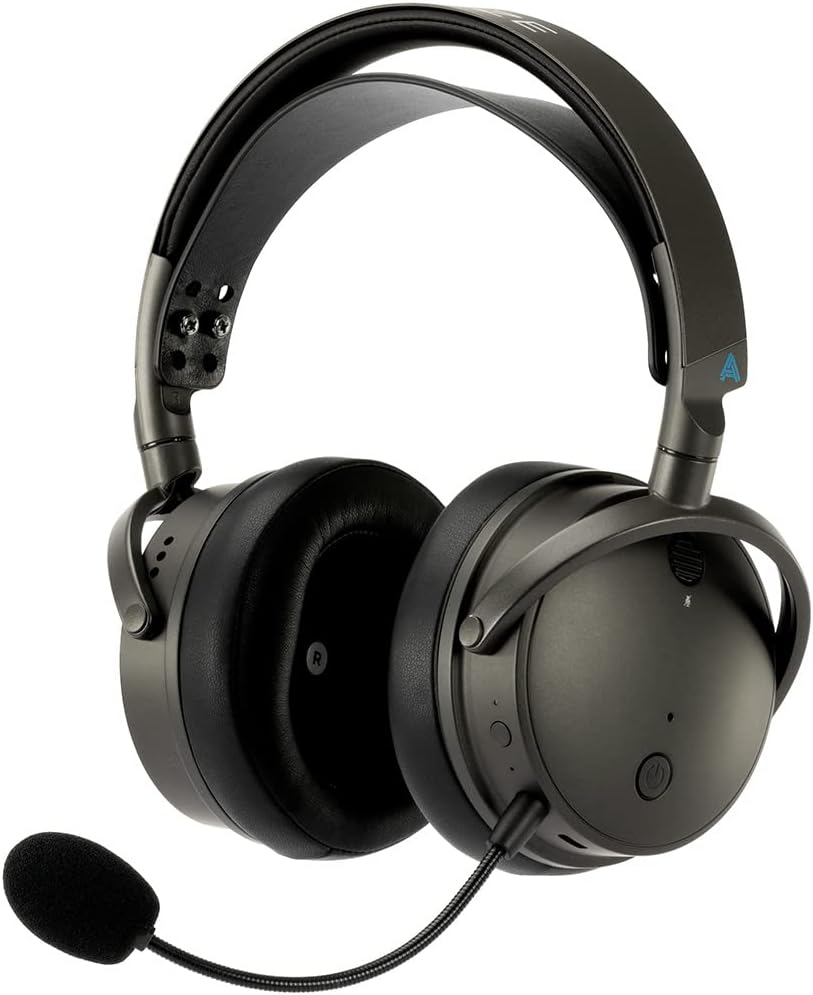 Auriculares Audeze Maxwell - gaming inalámbricos para PlayStation - cancelación adaptativa 96KHz negro-Soviaialoft