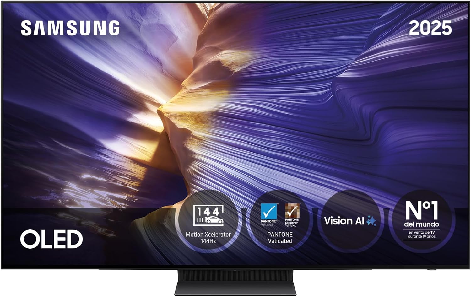 Samsung TV 65 Pulgadas OLED S93F 4K Smart TV Vision AI Motion Xcelerator 144Hz Pantone-Soviaialoft