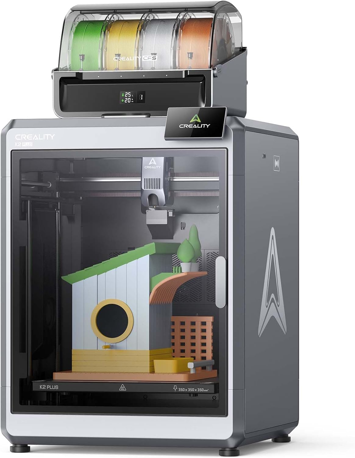 Impresora 3D Creality K2 Plus Combo blanca - multicolor 600 mm por segundo - Ethernet USB WiFi y archivos GCODE 3MF-Soviaialoft
