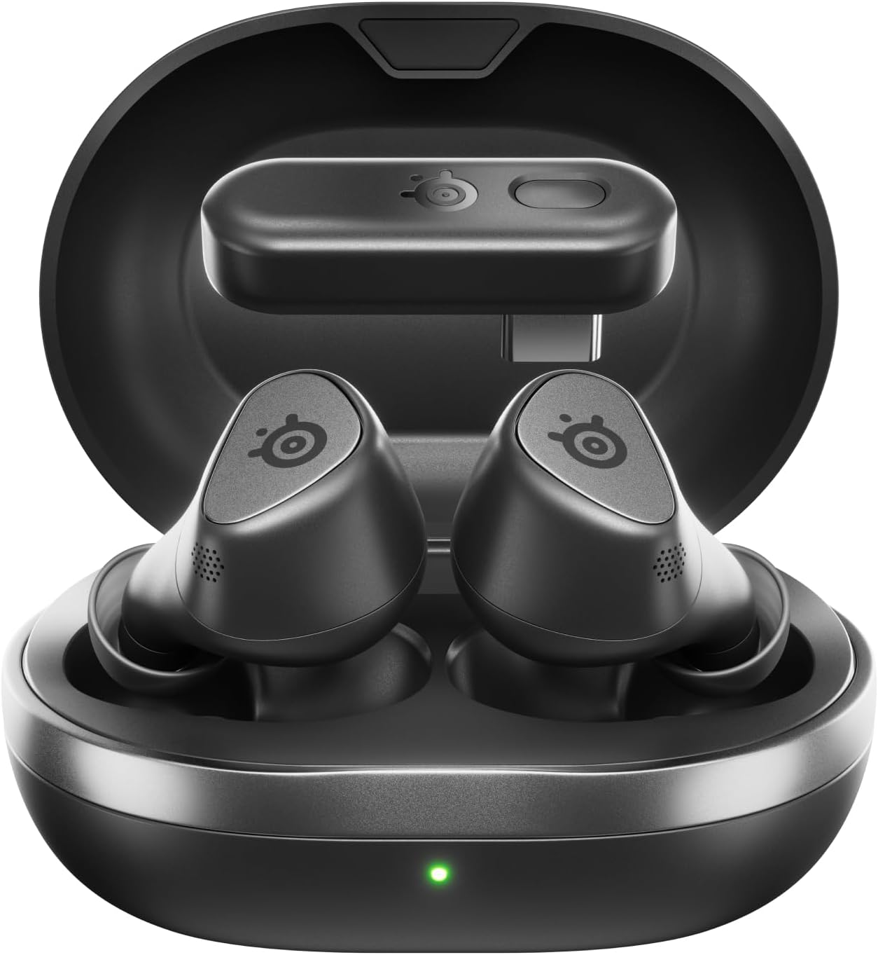 Auriculares SteelSeries Arctis GameBuds PlayStation - intraurales 2.4GHz BT5.3 - ANC IP55 carga inalámbrica-Soviaialoft