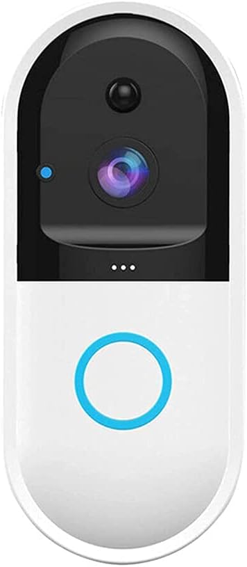 Timbre con Vídeo Inteligente 720P - Audio Bidireccional - Almacenamiento Local Seguro - Timbre Inalámbrico para Hogar - Compatible con Instalación por Cable Existente-Soviaialoft
