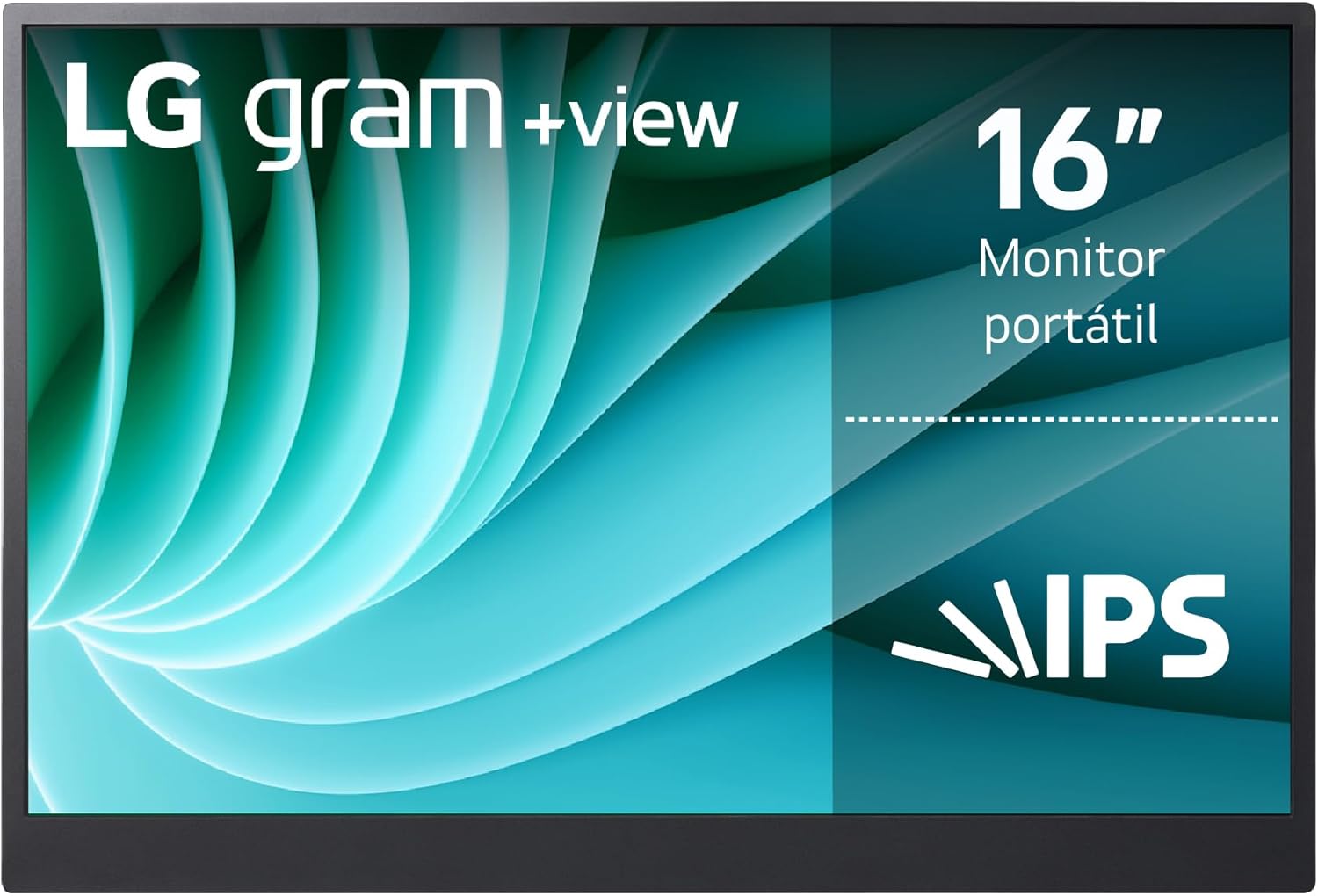 Monitor portátil LG 16MR70 16 pulgadas - WQXGA 2560 x 1600 IPS - USB C soporte incluido plata-Soviaialoft