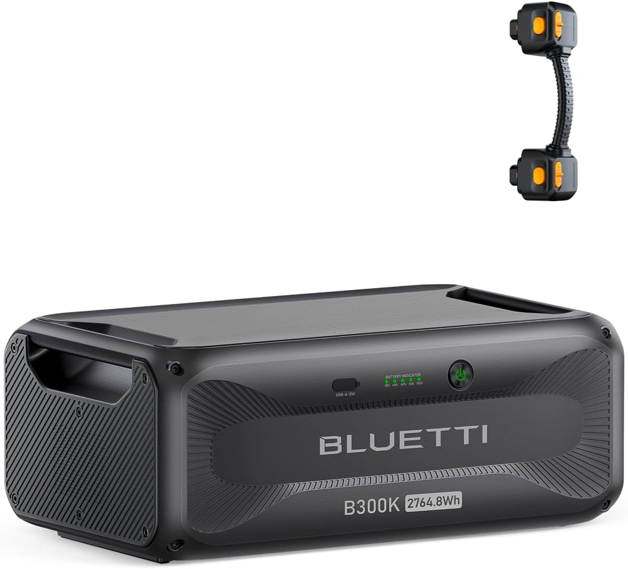 Batería de expansión BLUETTI B300K - 2764,8Wh LiFePO4 - adicional para generador solar Apex 300-Soviaialoft