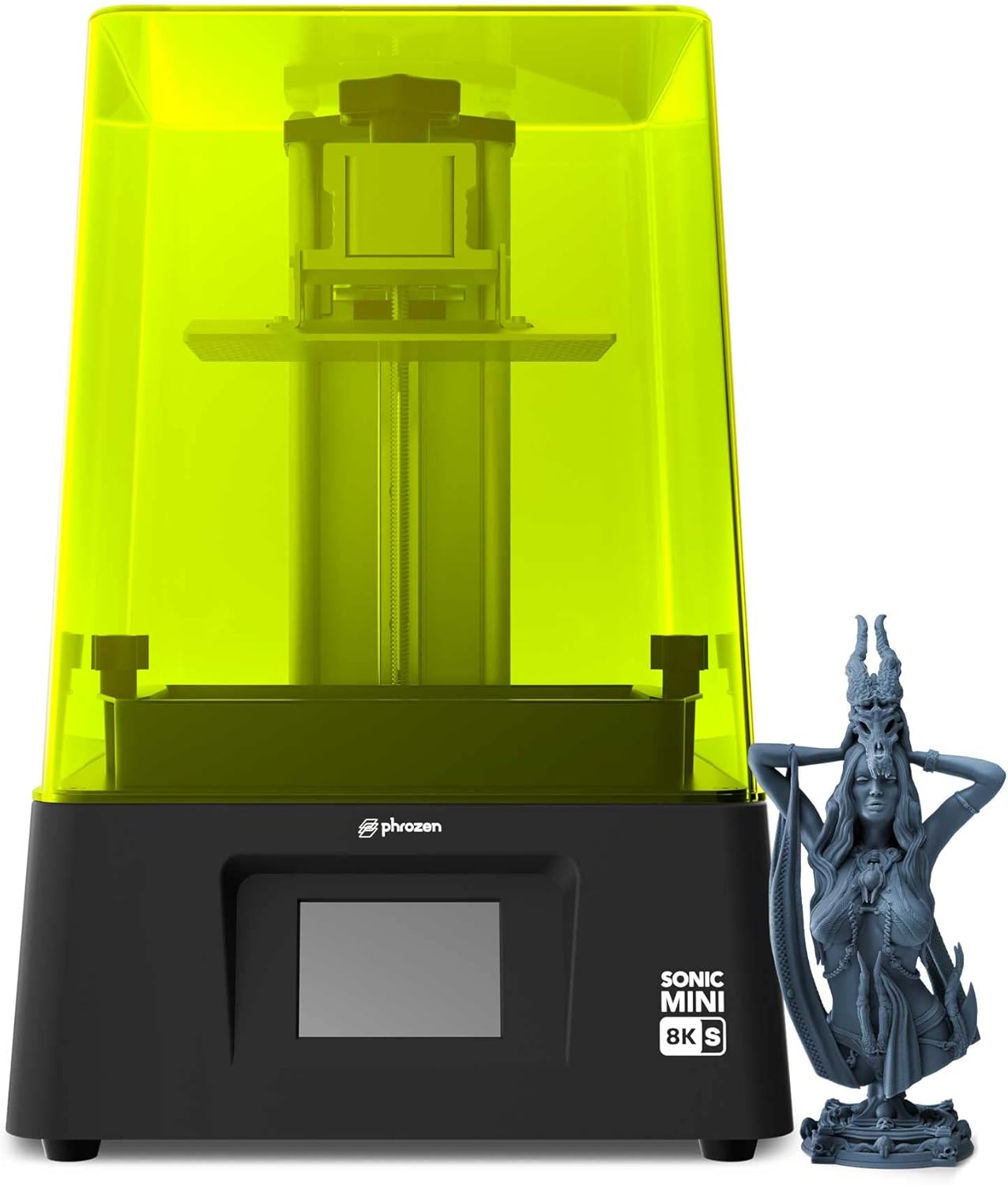 Impresora 3D de Resina Phrozen Sonic Mini 8K S - Pantalla Mono LCD 8K de 7,1 Pulgadas - Precisión Ultra Alta 22 Micras - Volumen de Impresión 165x72x170 mm-Soviaialoft