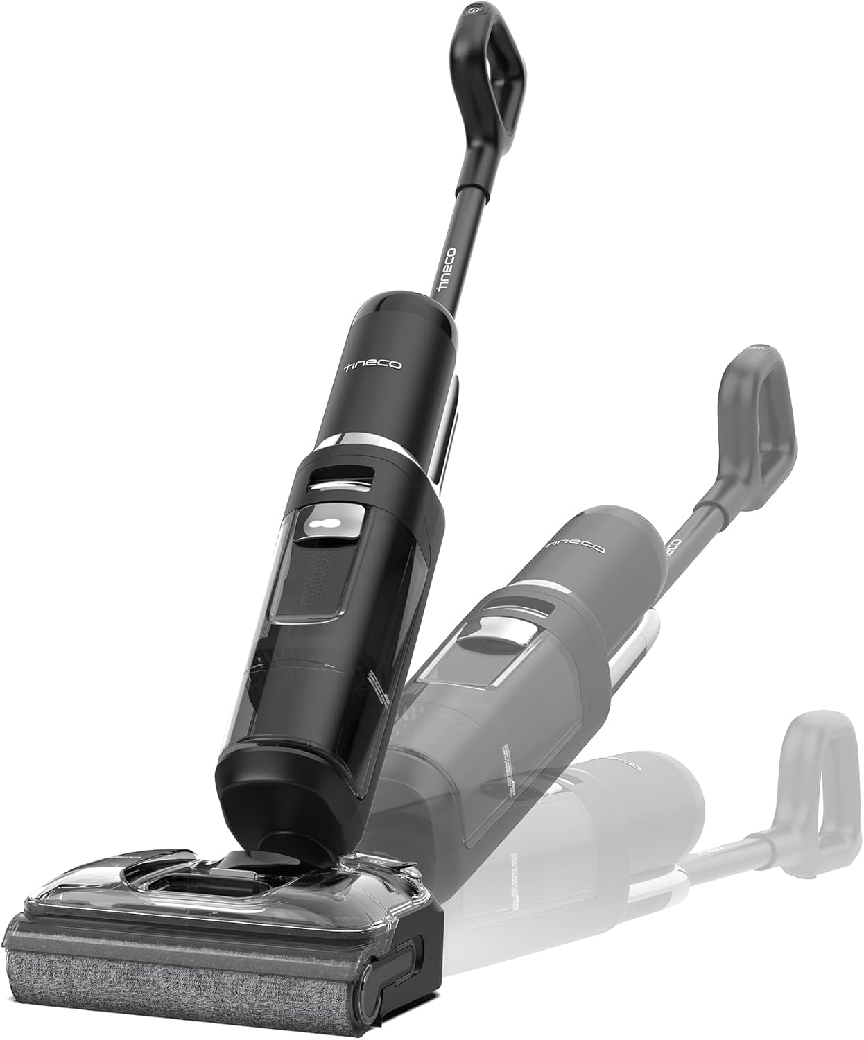 Tineco Floor One S7 Stretch Ultra - Aspiradora Inalámbrica en Seco y Húmedo - Diseño Horizontal 180 Grados - Autolimpieza FlashDry - 50 Minutos de Autonomía - Filtro HEPA-Soviaialoft
