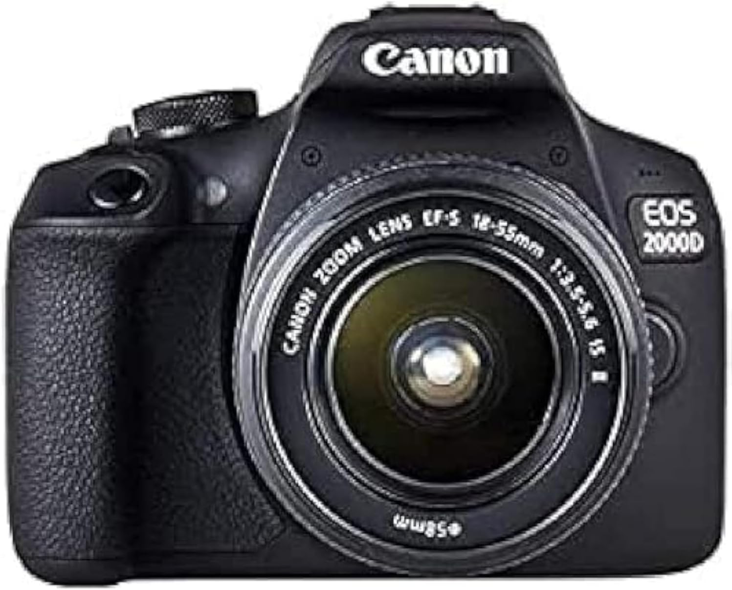 Canon EOS 2000D - Cámara Réflex Digital DSLR - Objetivo 18-55 mm IS - Sensor CMOS 24 MP - WiFi Integrado - Cámara para Fotografía Creativa y Aprendizaje-Soviaialoft