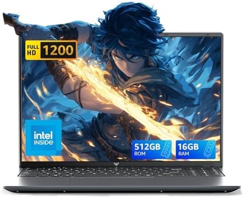 ACEMAGIC Portátil 16 Pulgadas Full HD 1920x1200 - Intel N97 hasta 3.6 GHz - 16GB RAM - 256GB SSD - Expansión hasta 2TB - WiFi 5 - Bluetooth 5.0 - Laptop para Oficina Estudio y Productividad-Soviaialoft