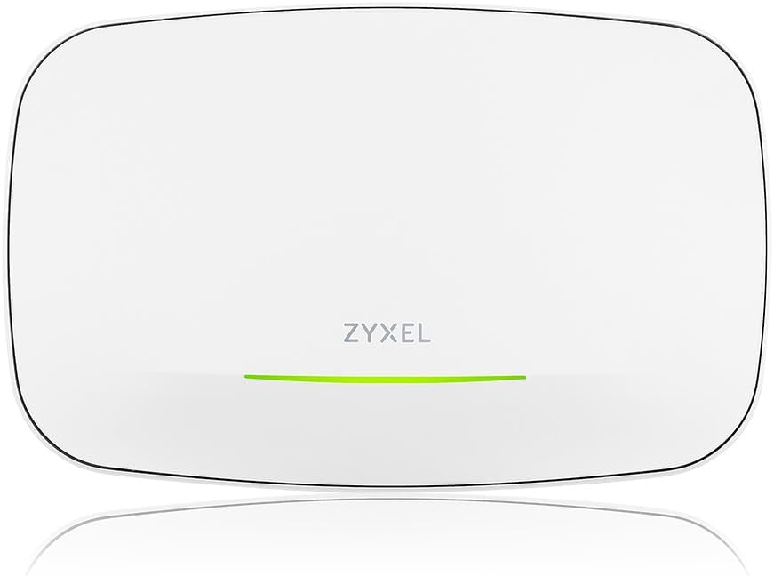 Punto de Acceso WiFi 7 Empresarial Zyxel BE11000 Tribanda Mesh - 2 Puertos Ethernet 2.5G - PoE - Gestión en la Nube y Aplicación - Nivel Profesional-Soviaialoft